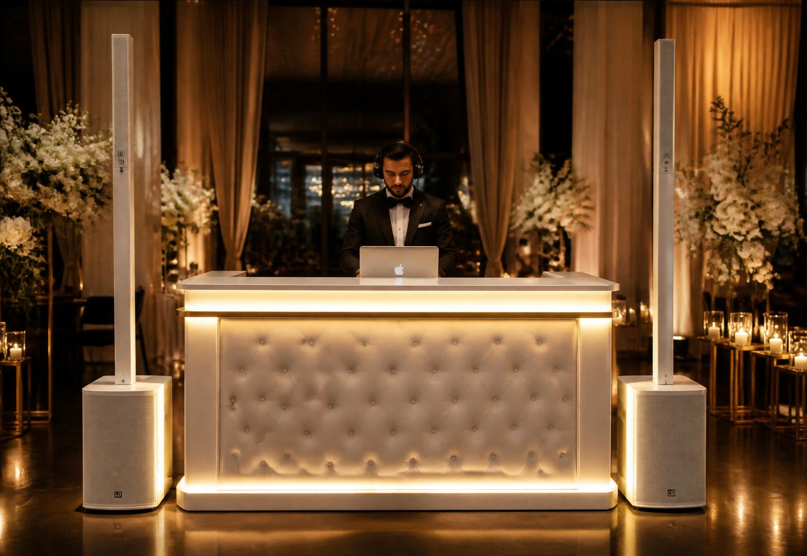 Adonis The DJ live at a wedding reception